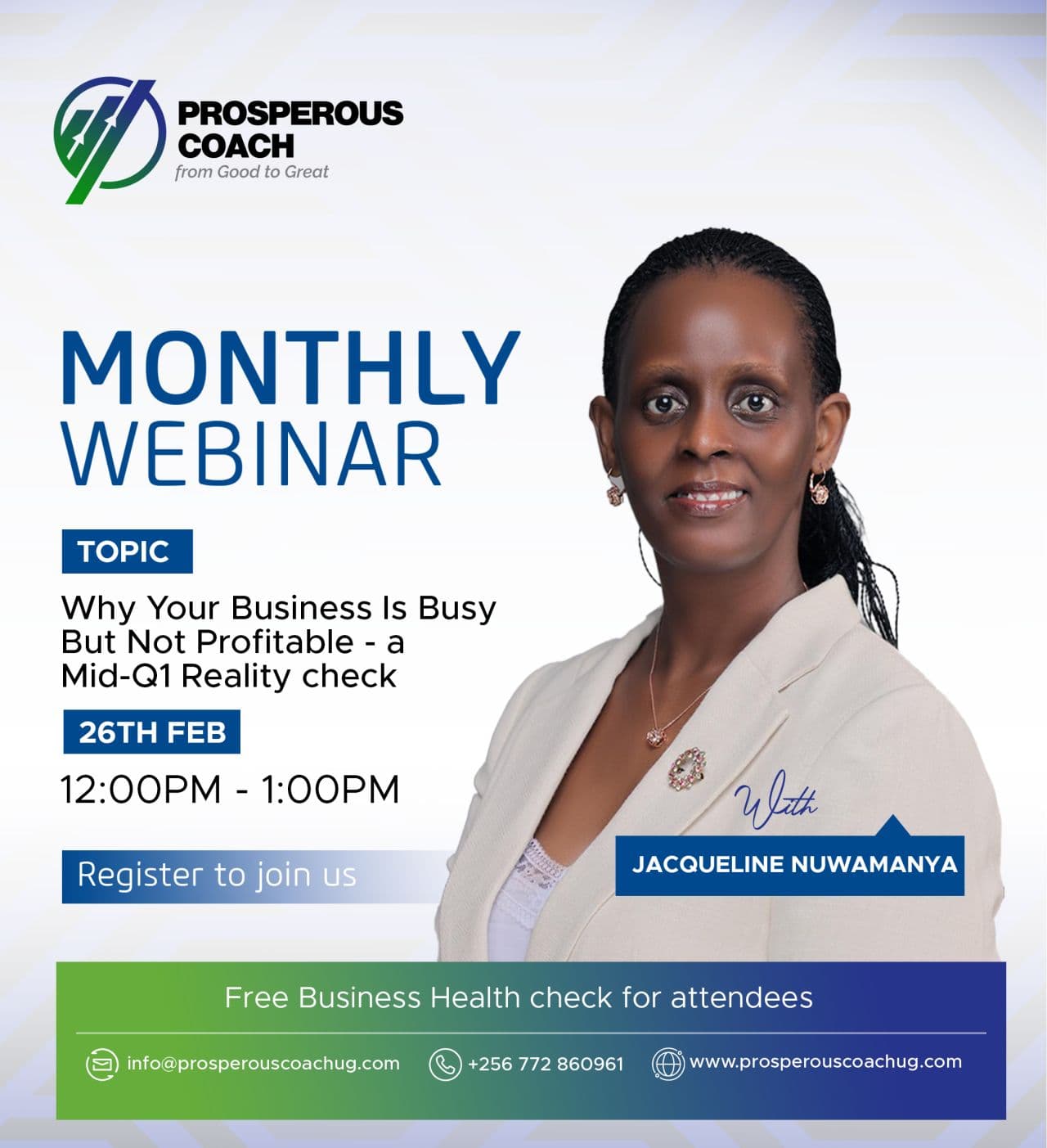 Monthly Business Webinar
